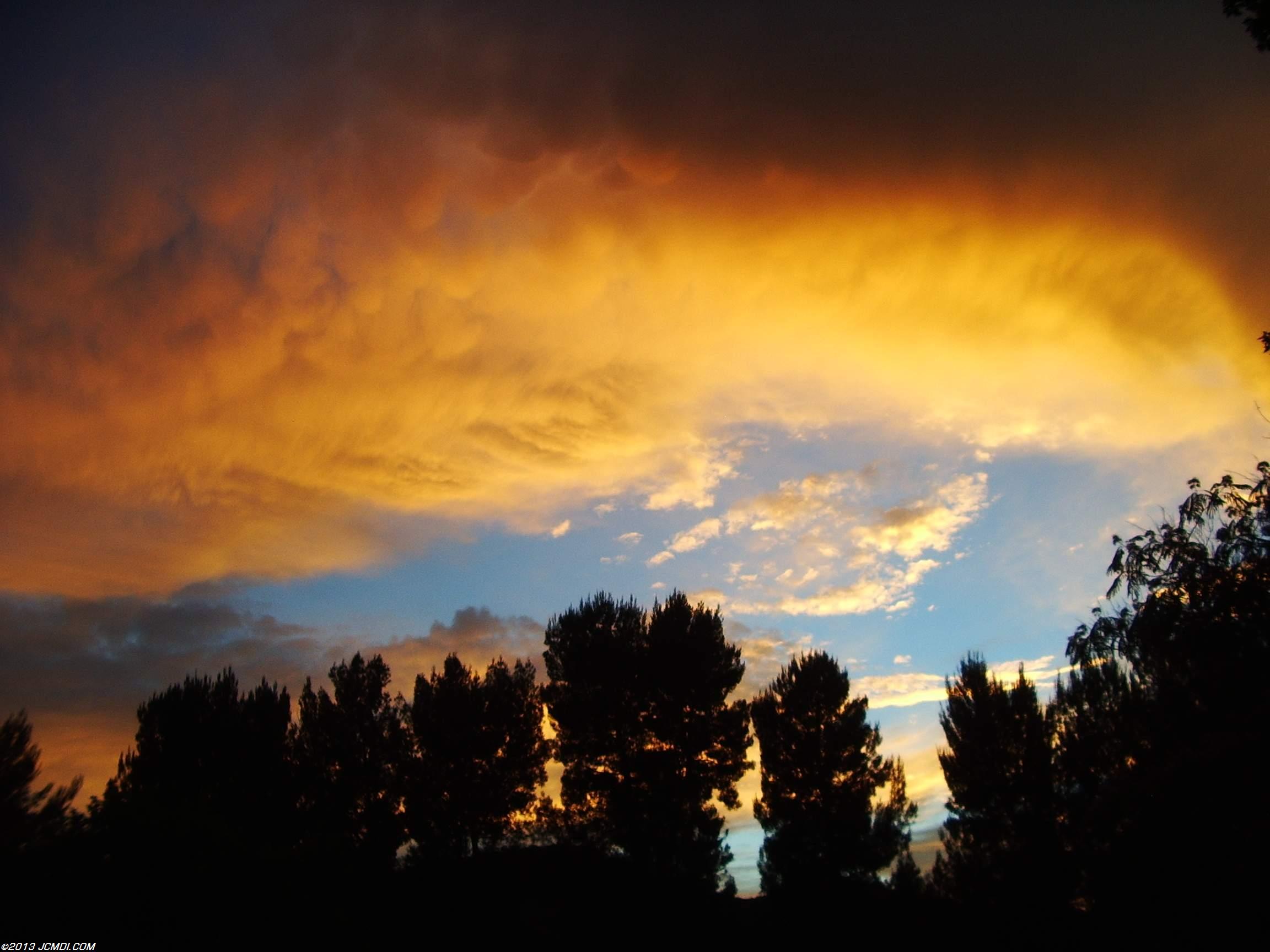 Beautiful Santa Clarita sunset still image series